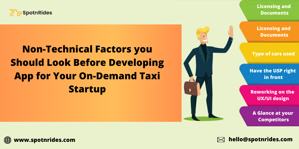 Non-Technical Factors you Should Look Before Developing App for your On-Demand Taxi Startup
