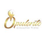 Opulento chauffeur and luxury transport service logo